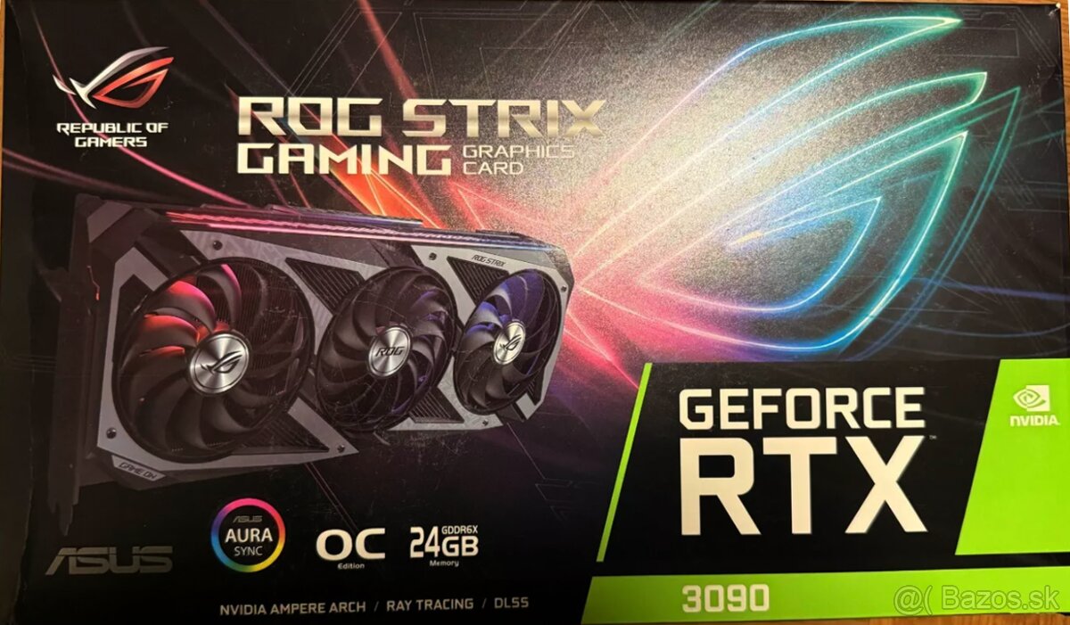 PREDANE - ASUS ROG STRIX GeForce RTX 3090, 24 GB VRAM