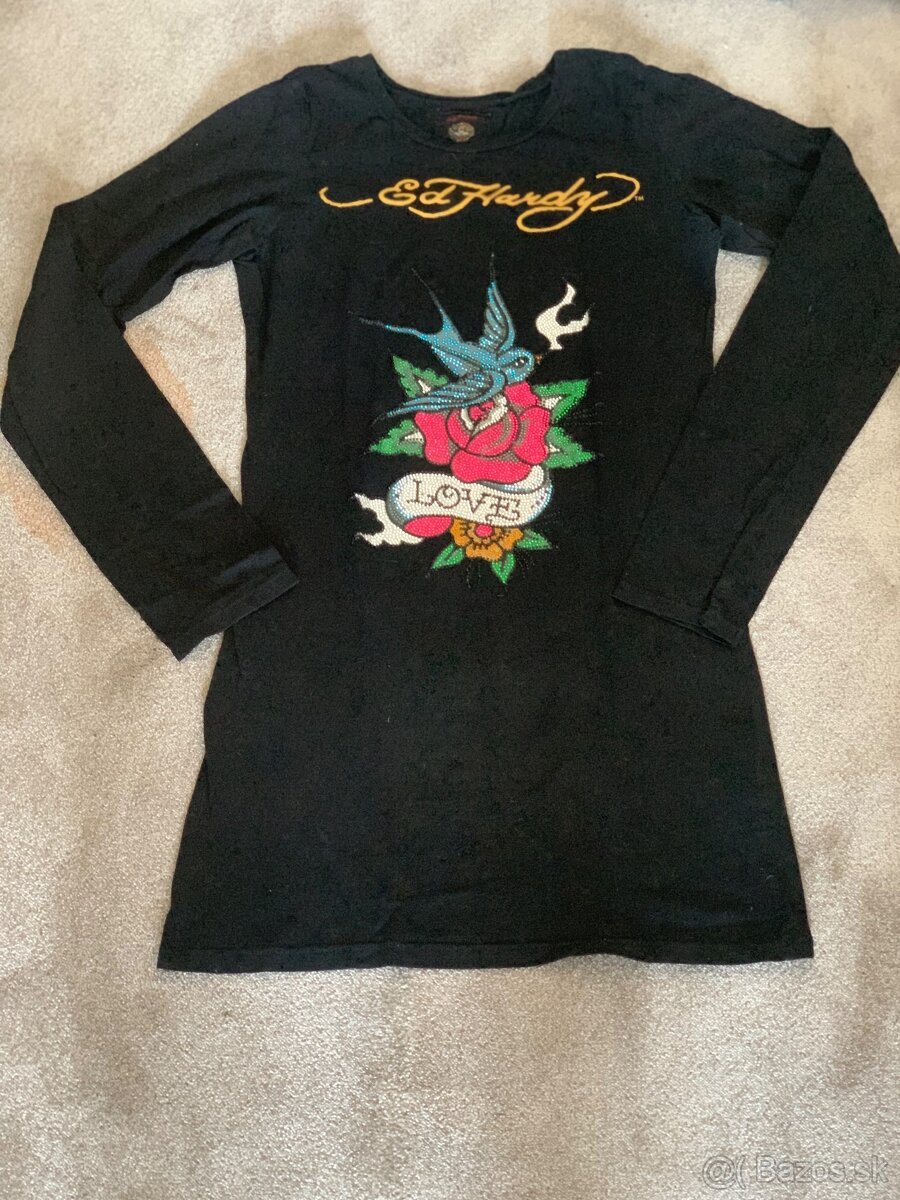 Tricko tunika Ed Hardy M