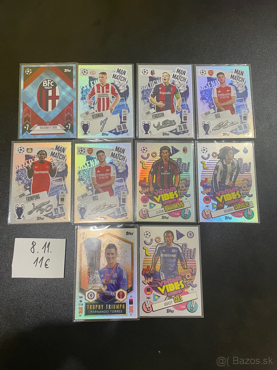 Futbalove karty Topps Match attax