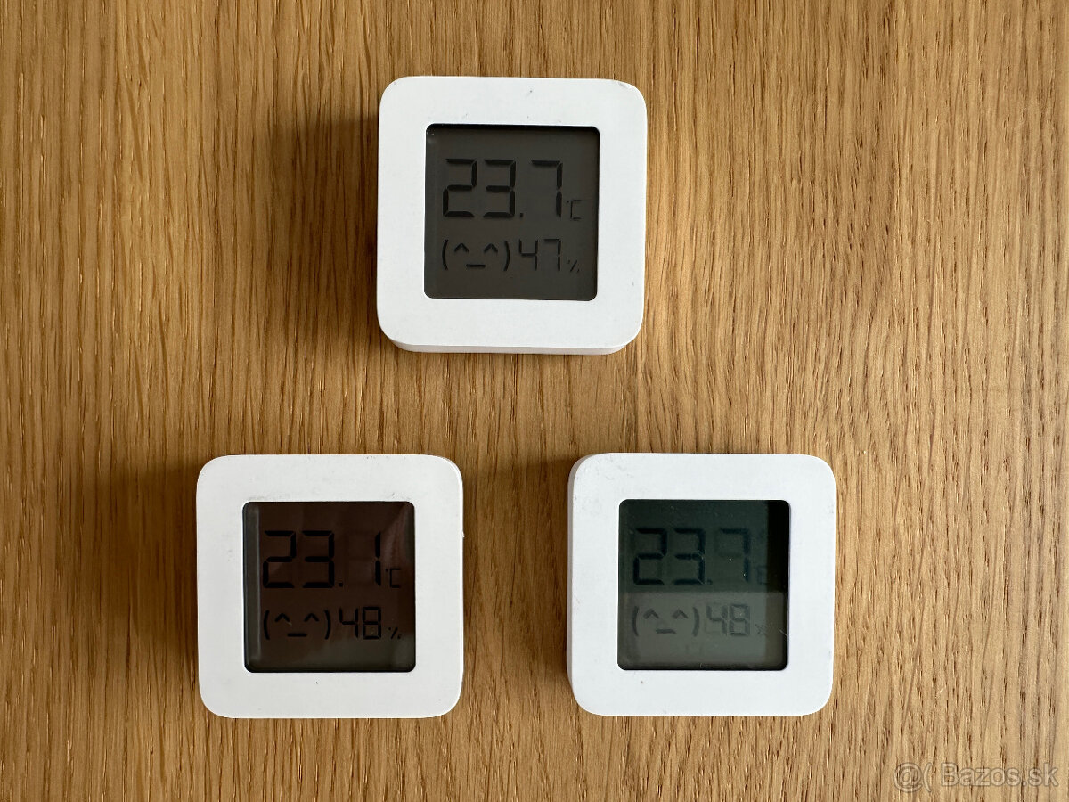 3x Xiaomi Mi Temperature and Humidity Monitor 2