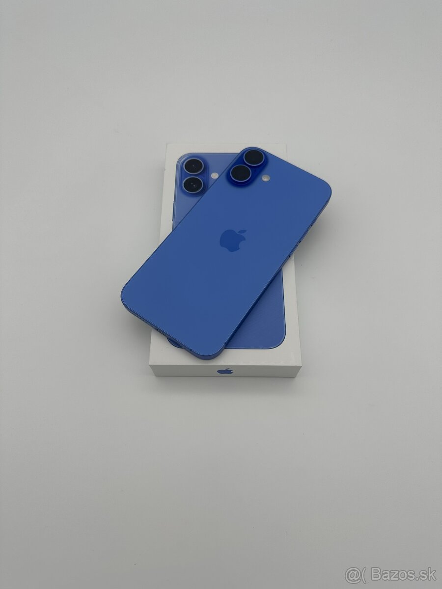 iPhone 16 Plus 256GB Ultramarine + ZÁRUKA + DARČEK