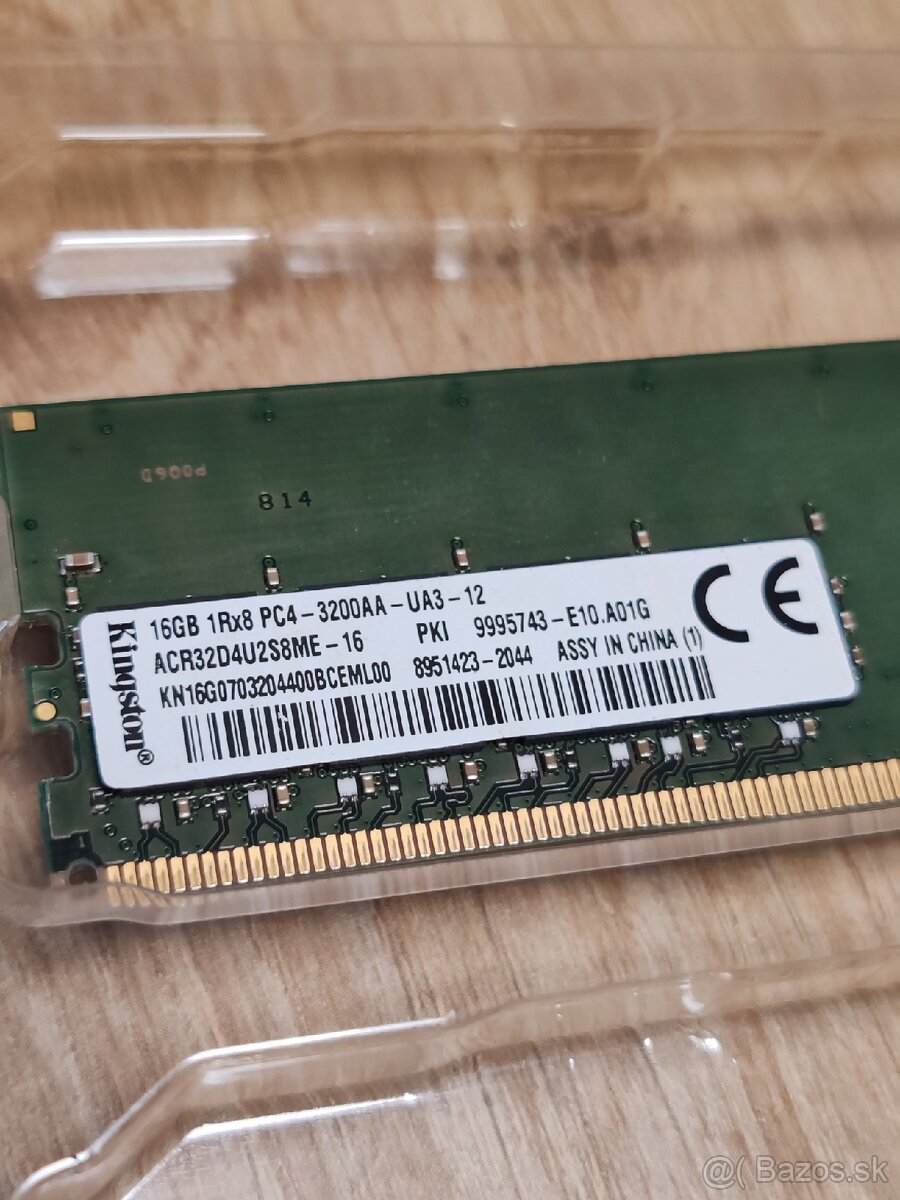 Kingston RAM 16GB DDR4 3200mhz