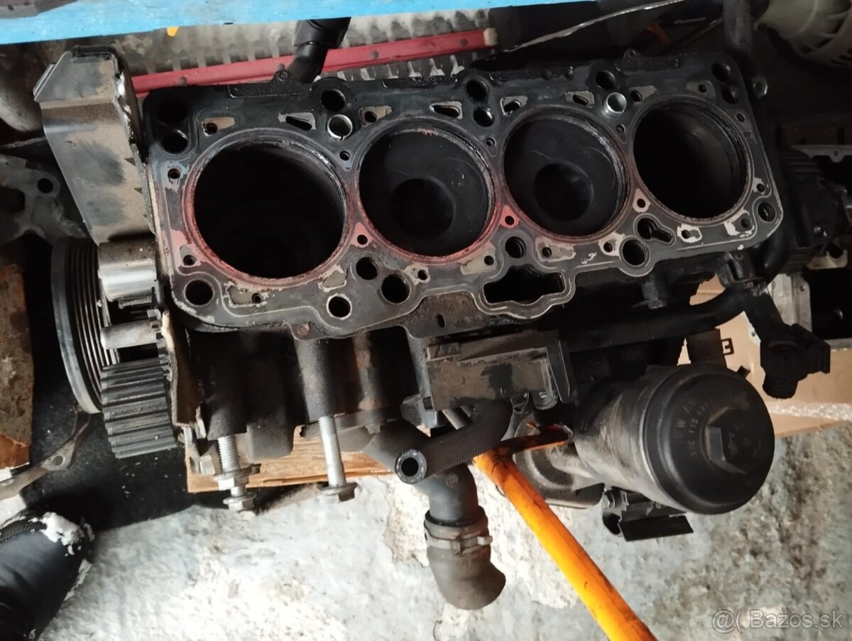 blok, hlava, vstreky, motor, agregat 1,9 tdi 77kw bxe