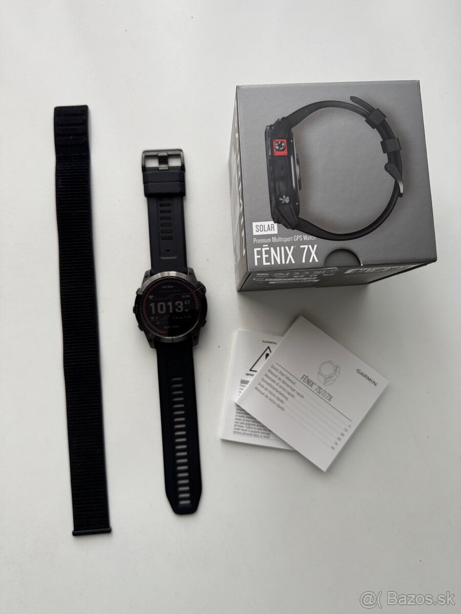 Garmin Fenix 7x Solar (v záruke)