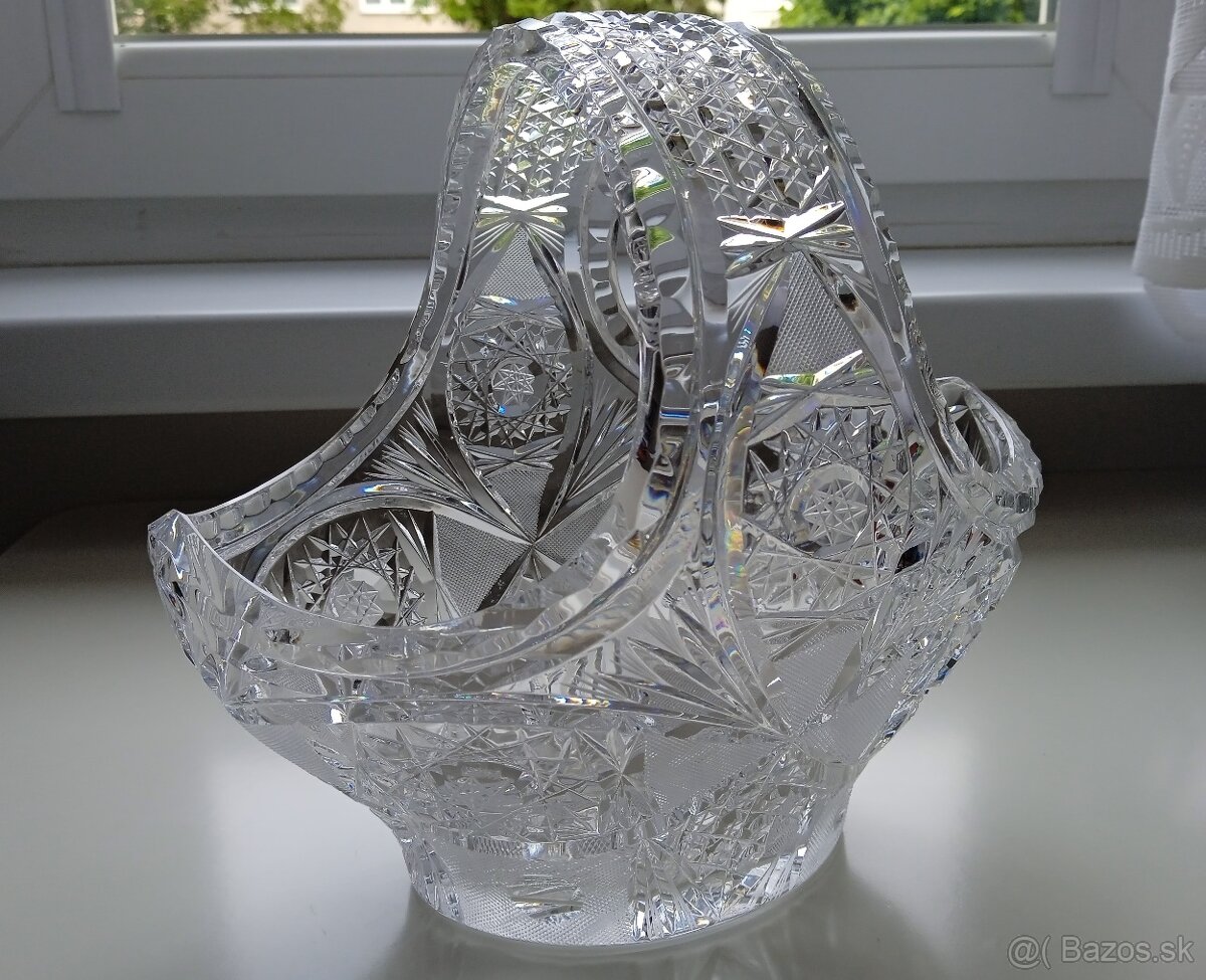 Bohemia crystal košík