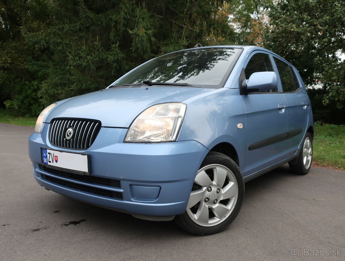 Predám Kiu Picanto 2006, modrá met, benzín 65k-AJ NA SPLÁTKY