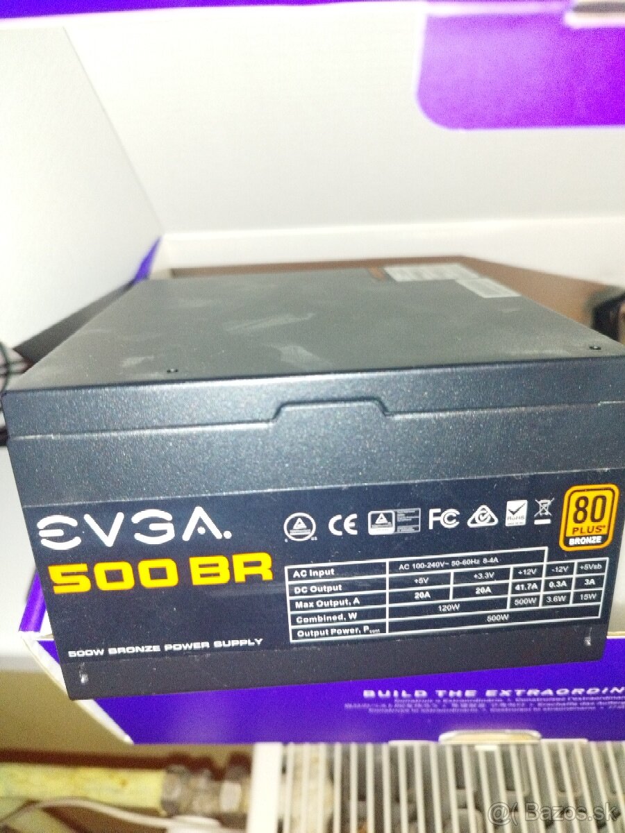 EVGA 500 BR, 80+ BRONZE 500W