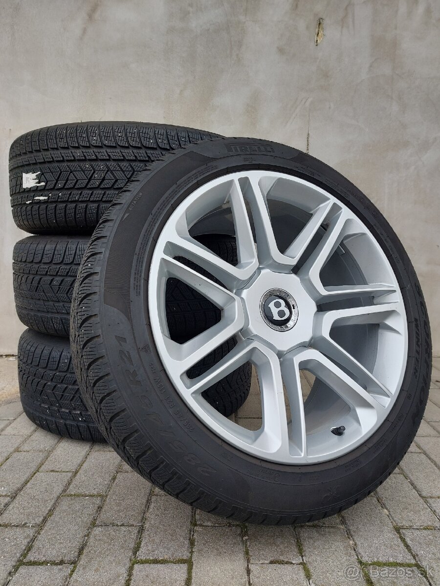 Kolesá Bentley Bentayga + zimné pneu 285/45R21