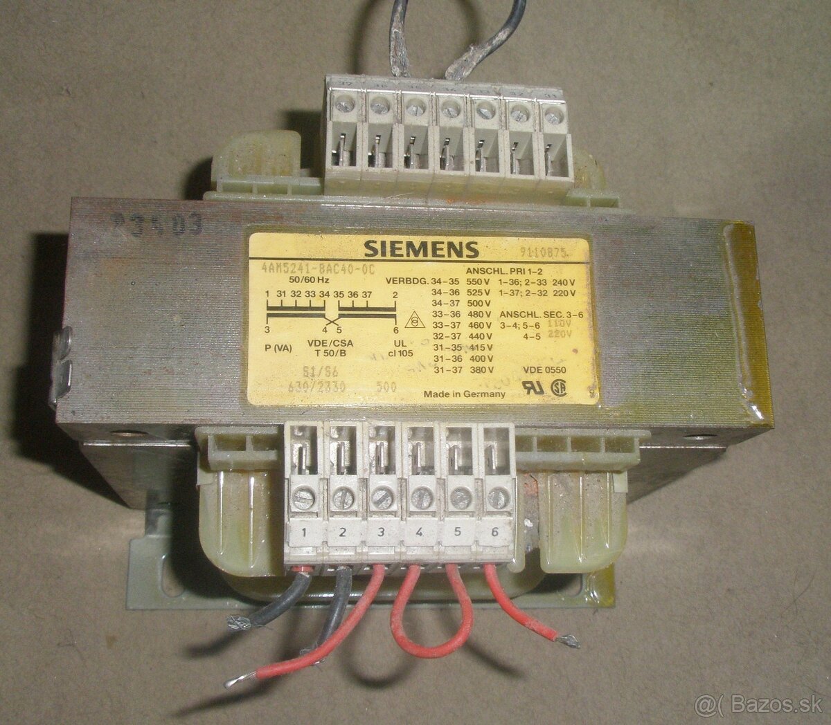 Transformátor Siemens