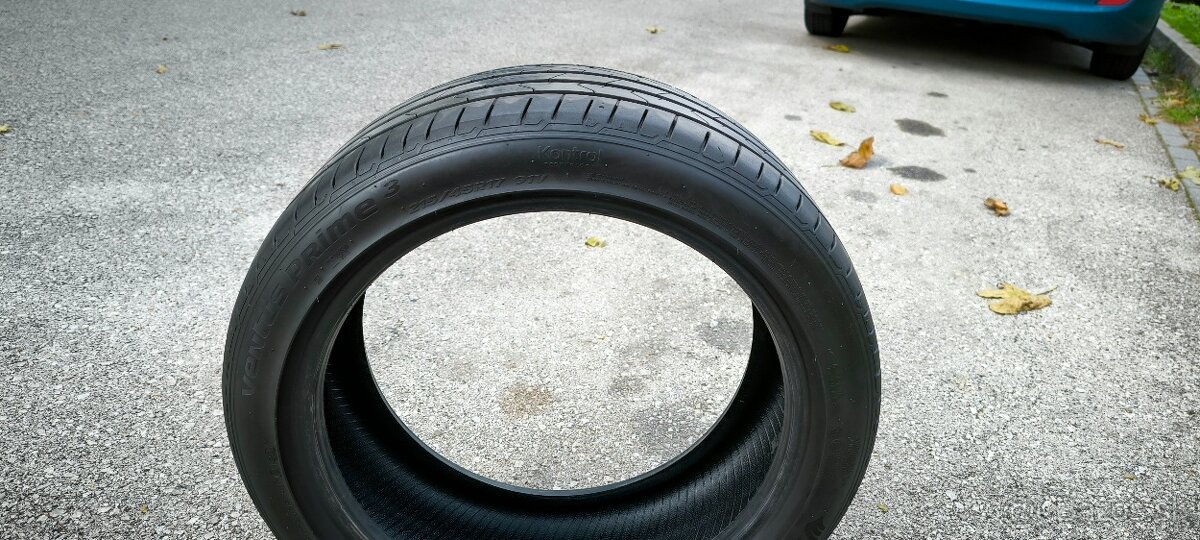 Predám letné pneu Hankook K125 Ventus Prime3 215/45 R17 91 V