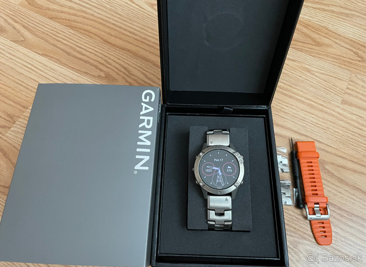 Garmin Fenix 6 Sapphire Titanium Edition