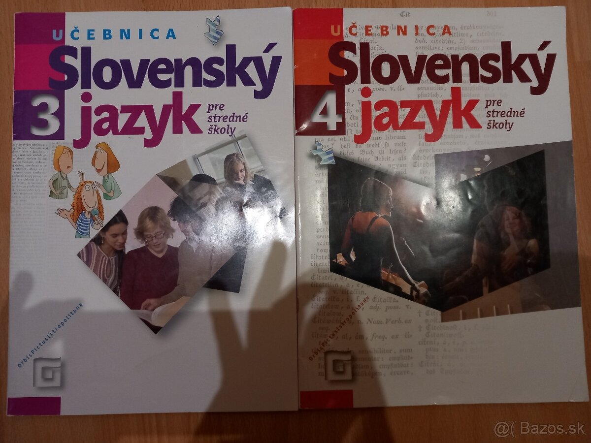 Predám učebnice slovenského jazyka pre stredné školy