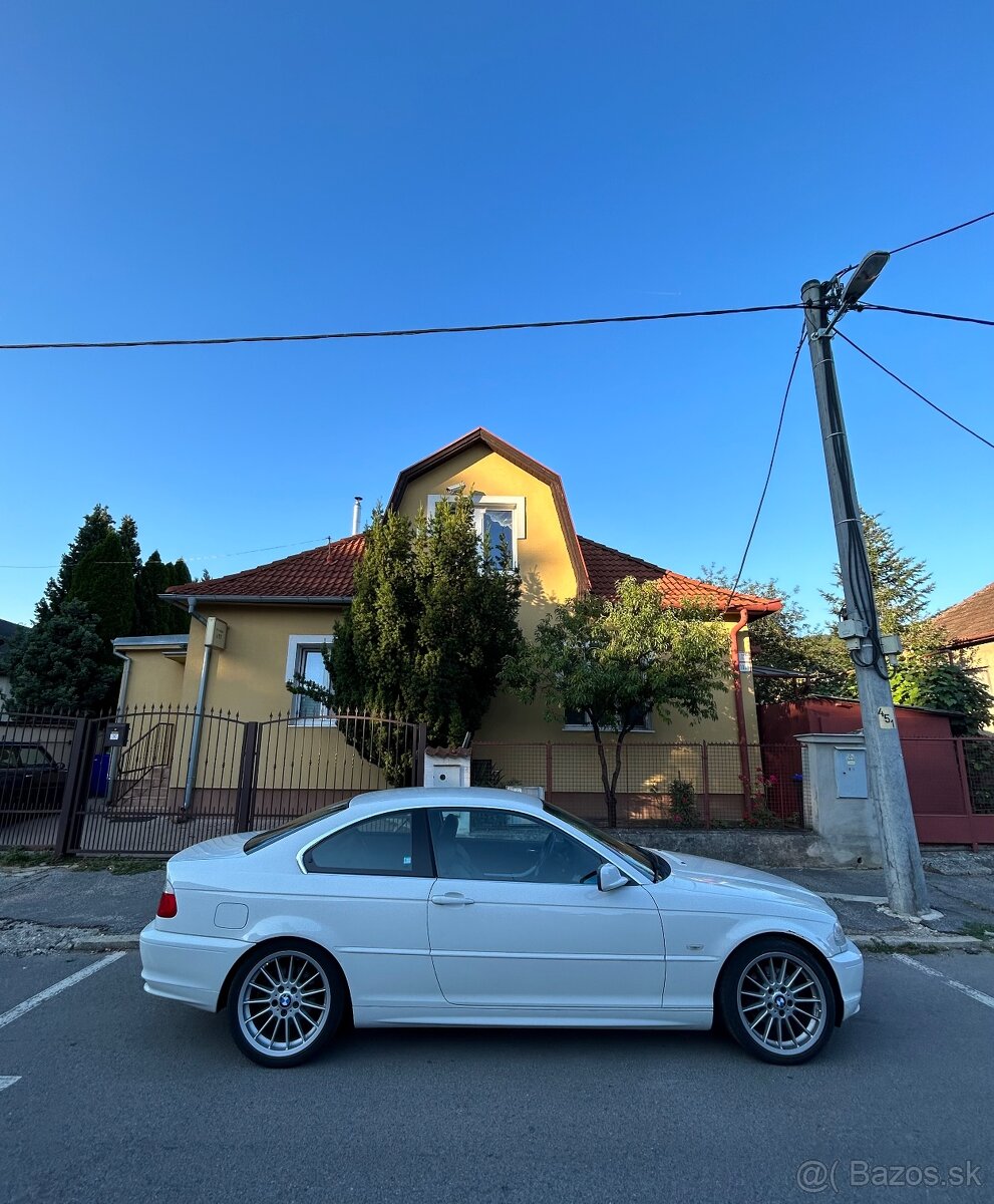 BMW E46 coupe 328i, M3 interiér