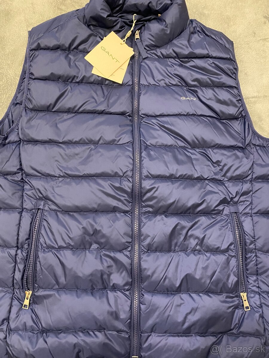 Vesta Gant Light Down Vest Sailor Navy