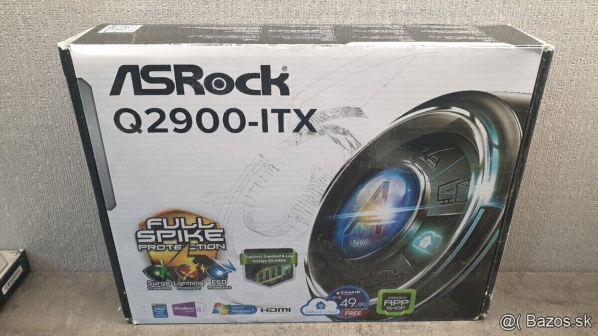 Predam ITX dosku ASRock Q2900-ITX, procesor J2900