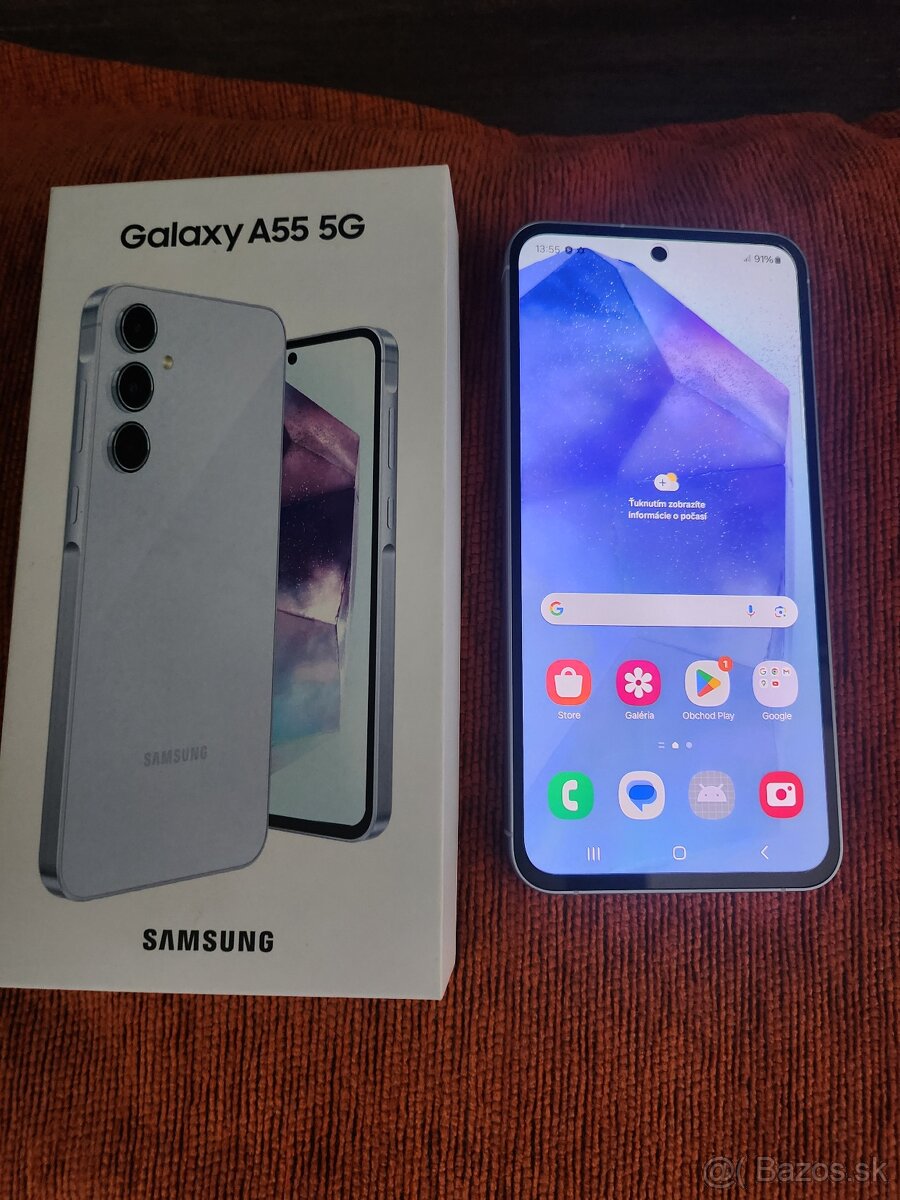 samsung galaxy a55-ice blue