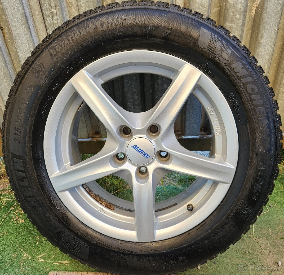 Zimná sada Alutec - 5x112 R16 + Michelin 215/60 r16