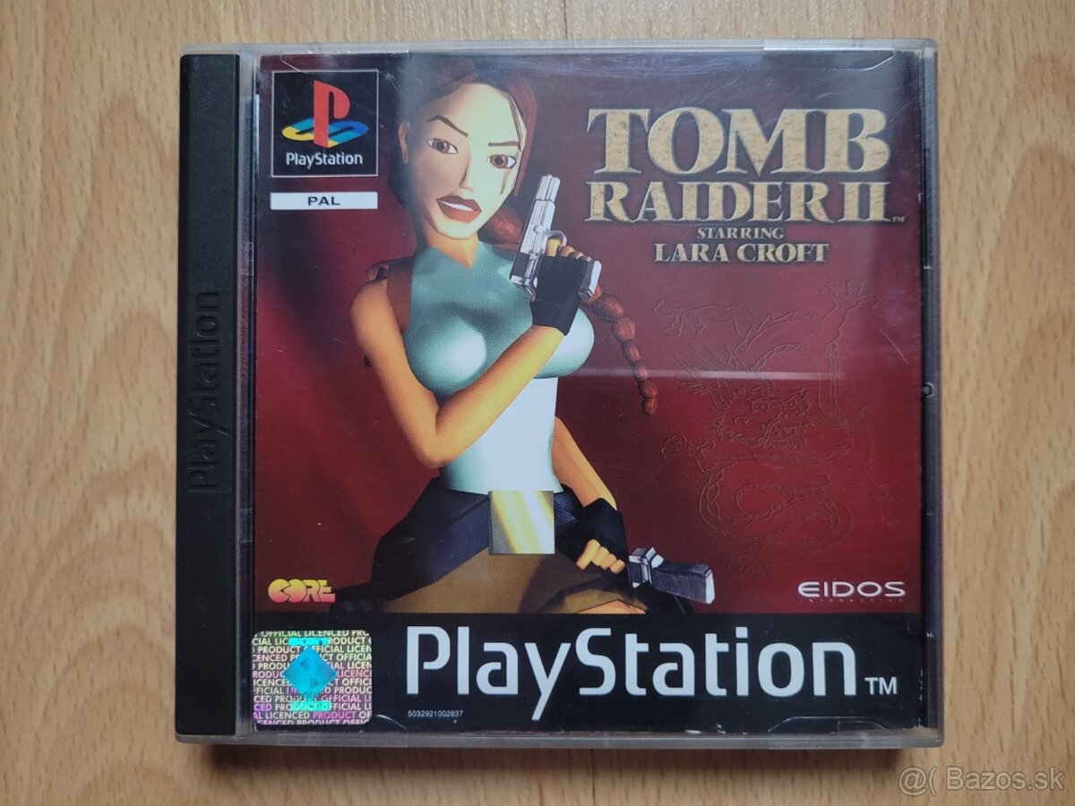 Predám hru na PS1 Tomb Raider 2