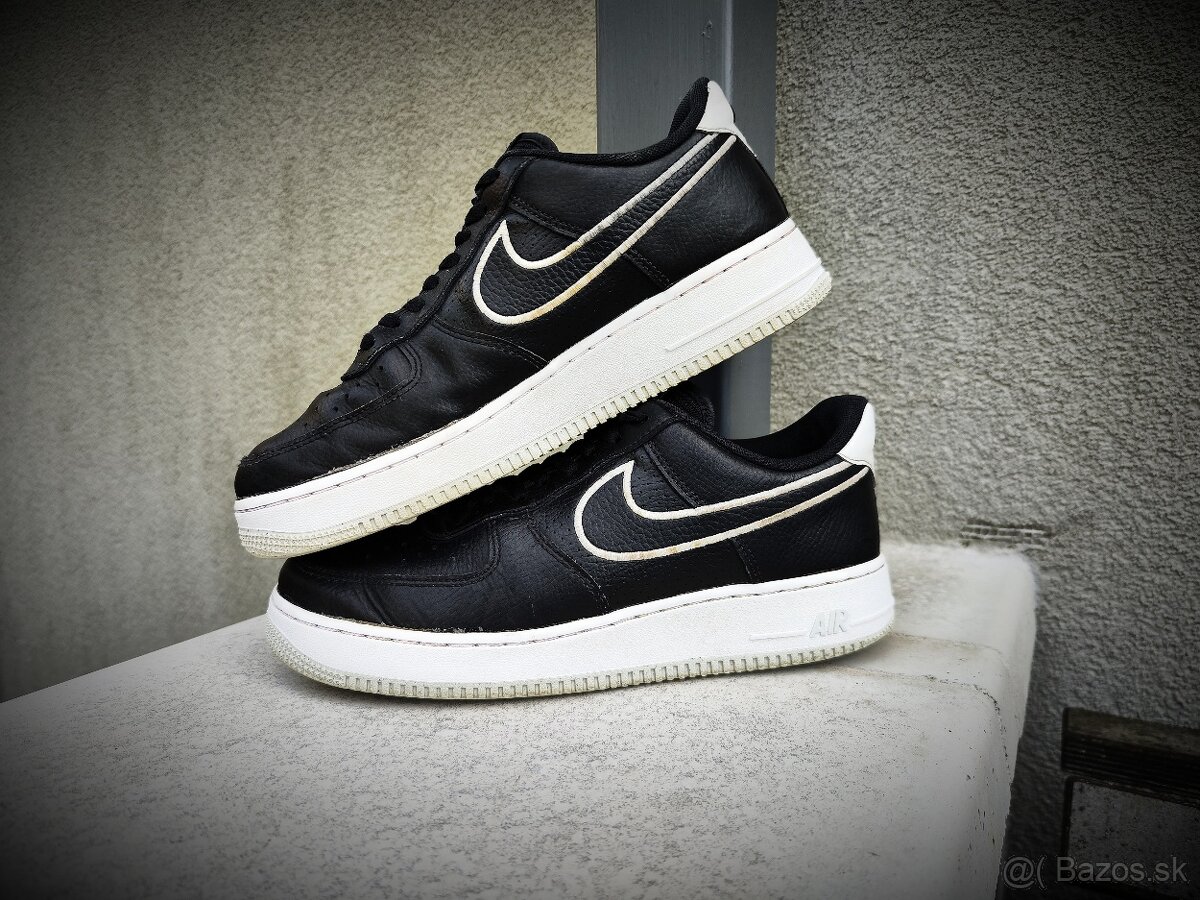 NIKE AIR FORCE 1 Low - Black & White, Originál vel. 42.5 EUR