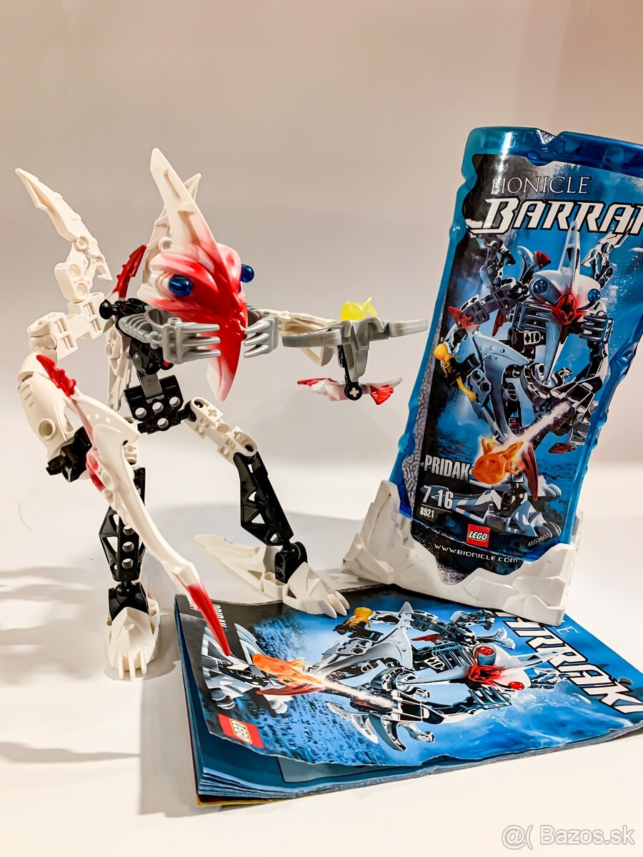 Lego Bionicle - Barraki - Pridak - s krabicou a návodom