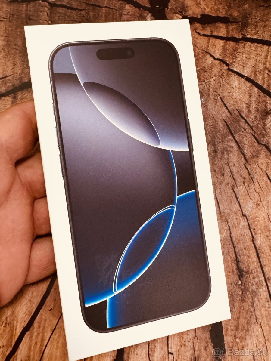 iPhone 16 pro 128 black ty tam zabalený záruka