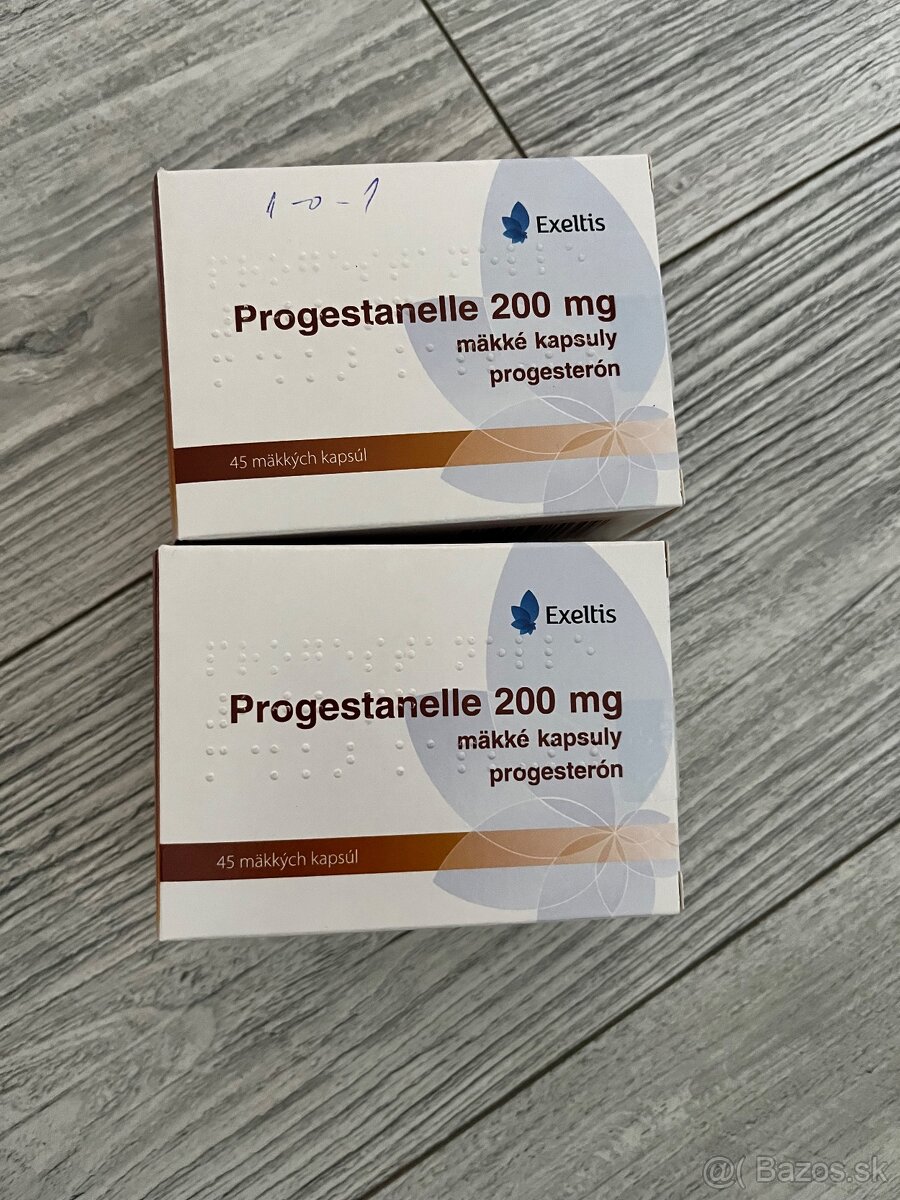 Zvyšok Progestanelle 200 mg