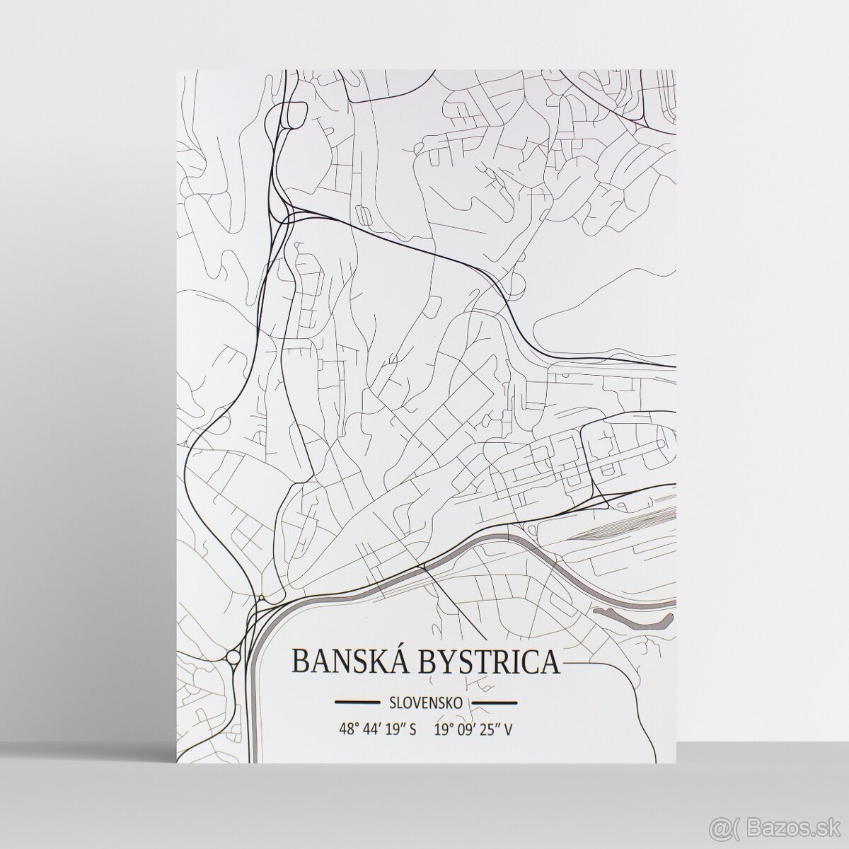 Mapa Banská Bystrica