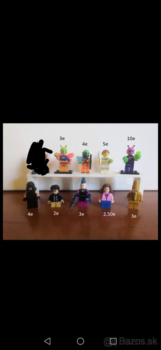 Lego minifigúrky z rôznych sérií