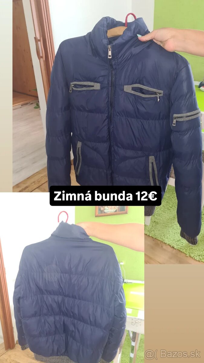 Pánska zimná bunda