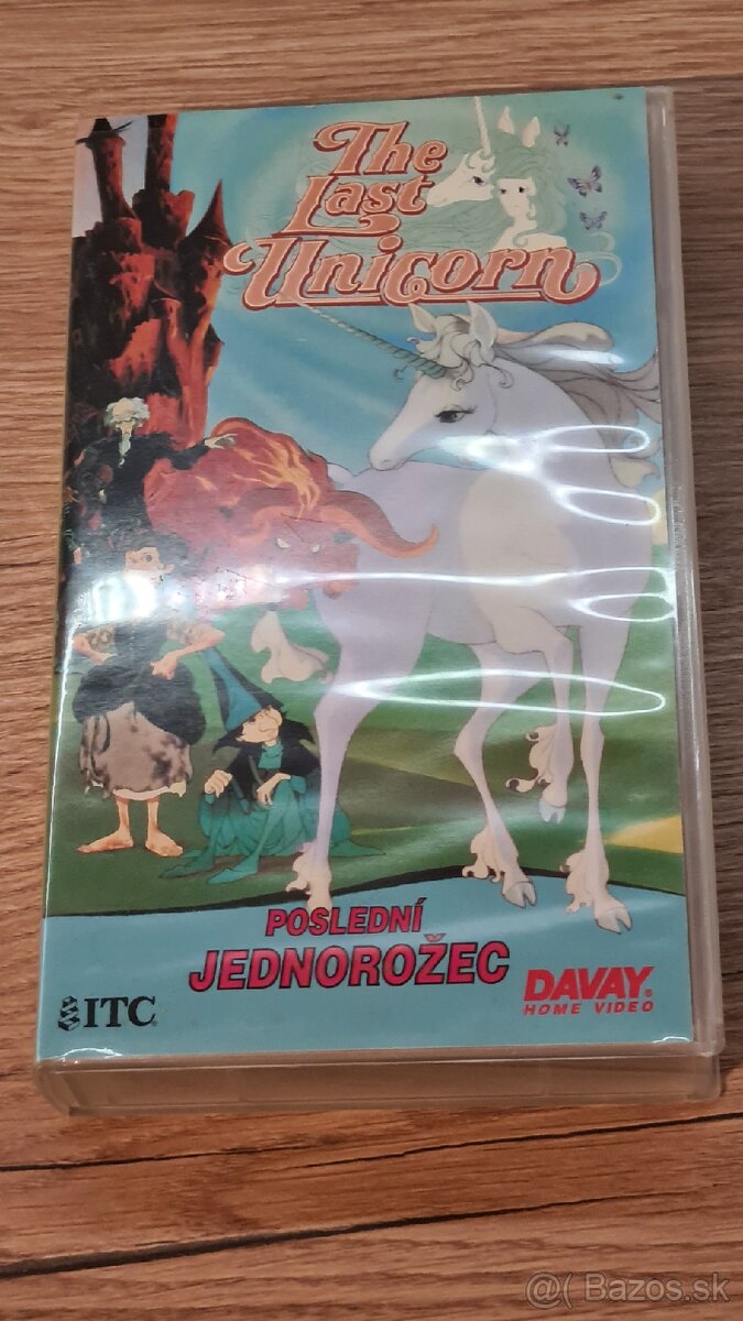 Predam VHS kazetu POSLEDNÌ JEDNOROŽEC