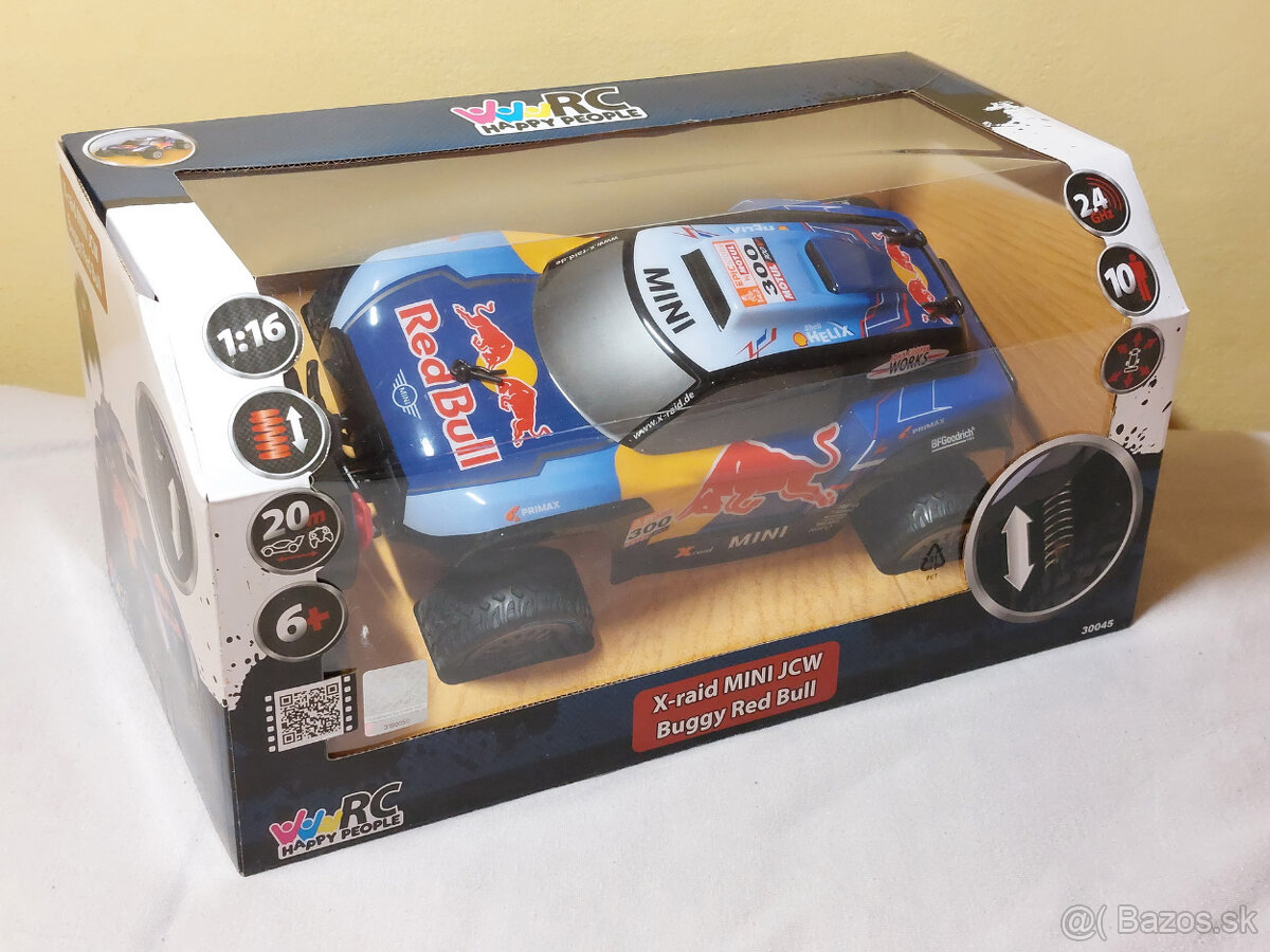 RC auto Red Bull Mini John Cooper Works 1:16