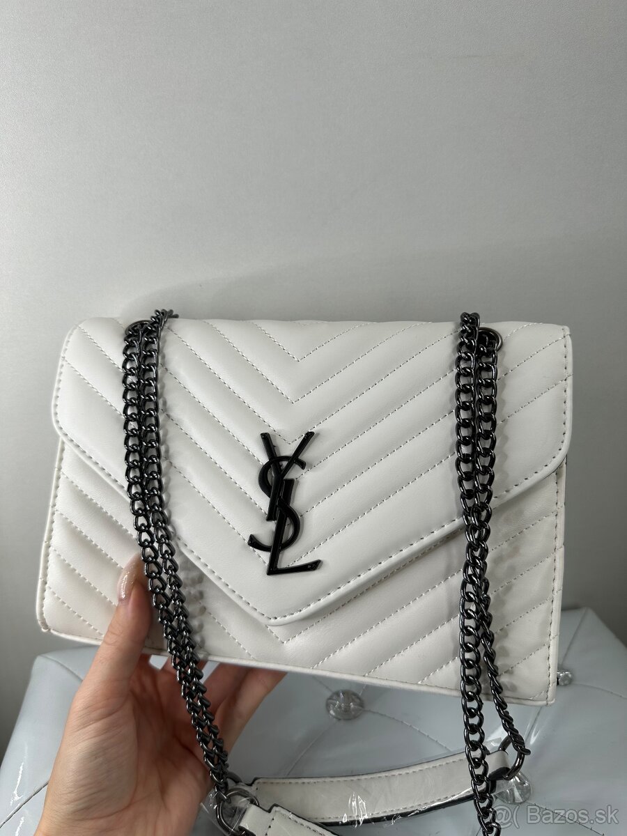 yves saint laurent kabelka biela