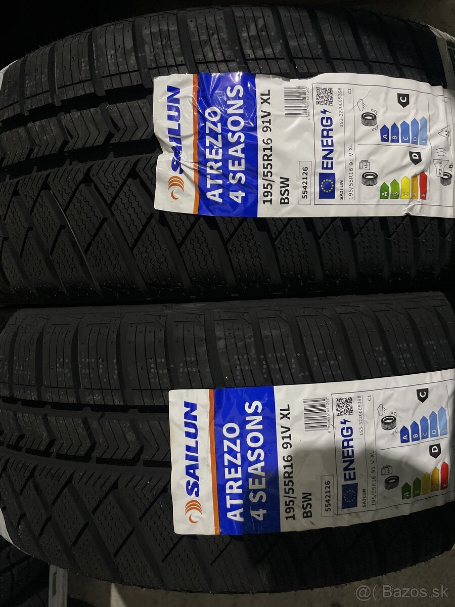 195/55R16 zimné pneu 2ks