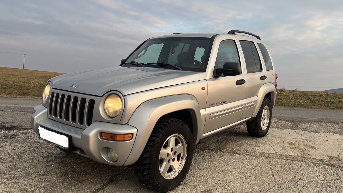 JEEP CHEROKEE 2,5CRD 4x4, 105kW, r.v.2002,STK,EK:06/2026