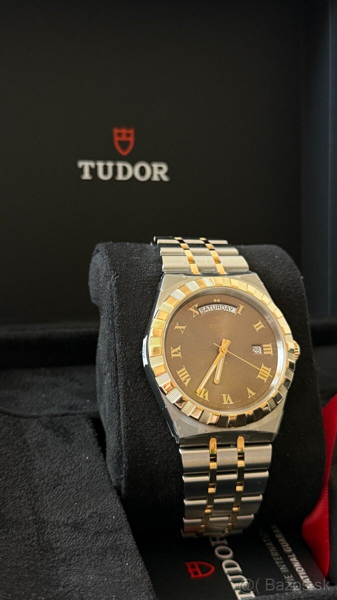 Tudor Royal 41 chocolate oceľ / zlato M28603-0007