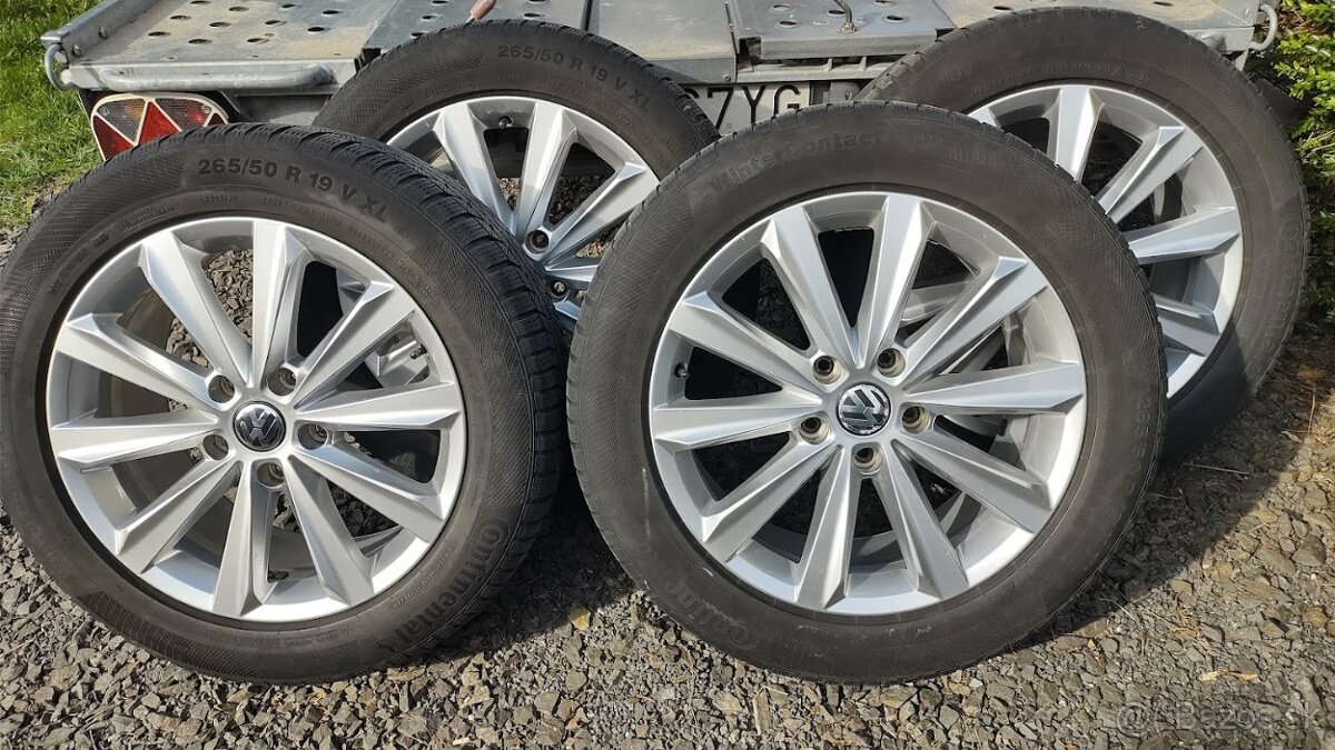 5x130 r19  ORIGINÁL VW  TOUAREG 265/50 r19