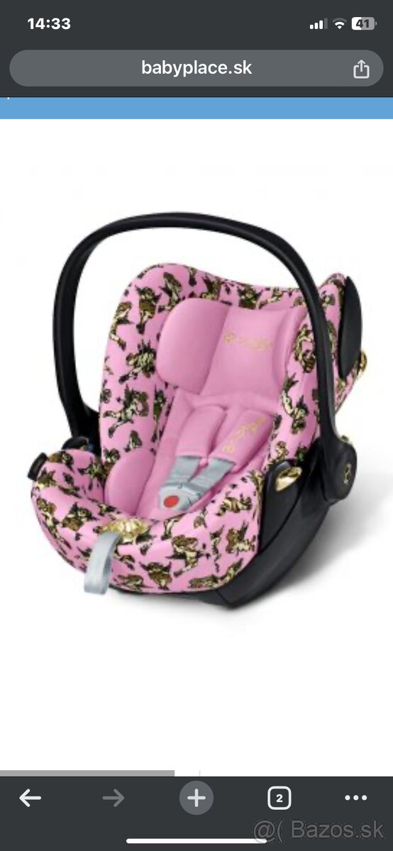 Cybex Cloud Q Priam Jeremy Scott Pink