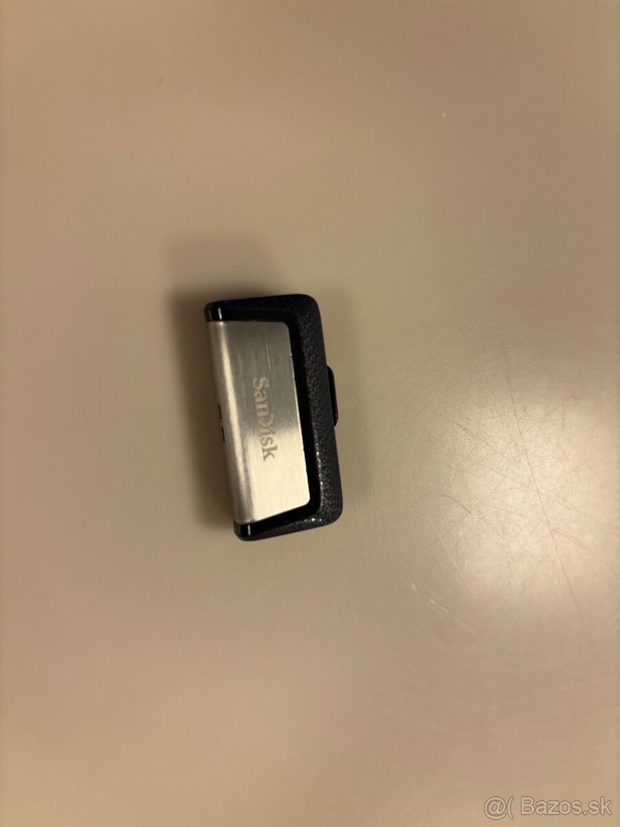 SANDISK ULTRA DUAL 256GB USB 3.1 TYP A/USB-C STRIEBORNÝ