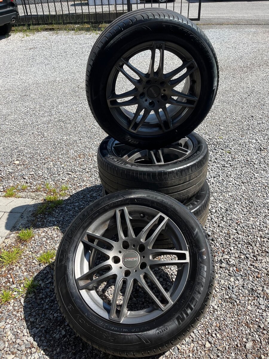 5x112 ( hliníkové disky) s letné pneu 225/50R16