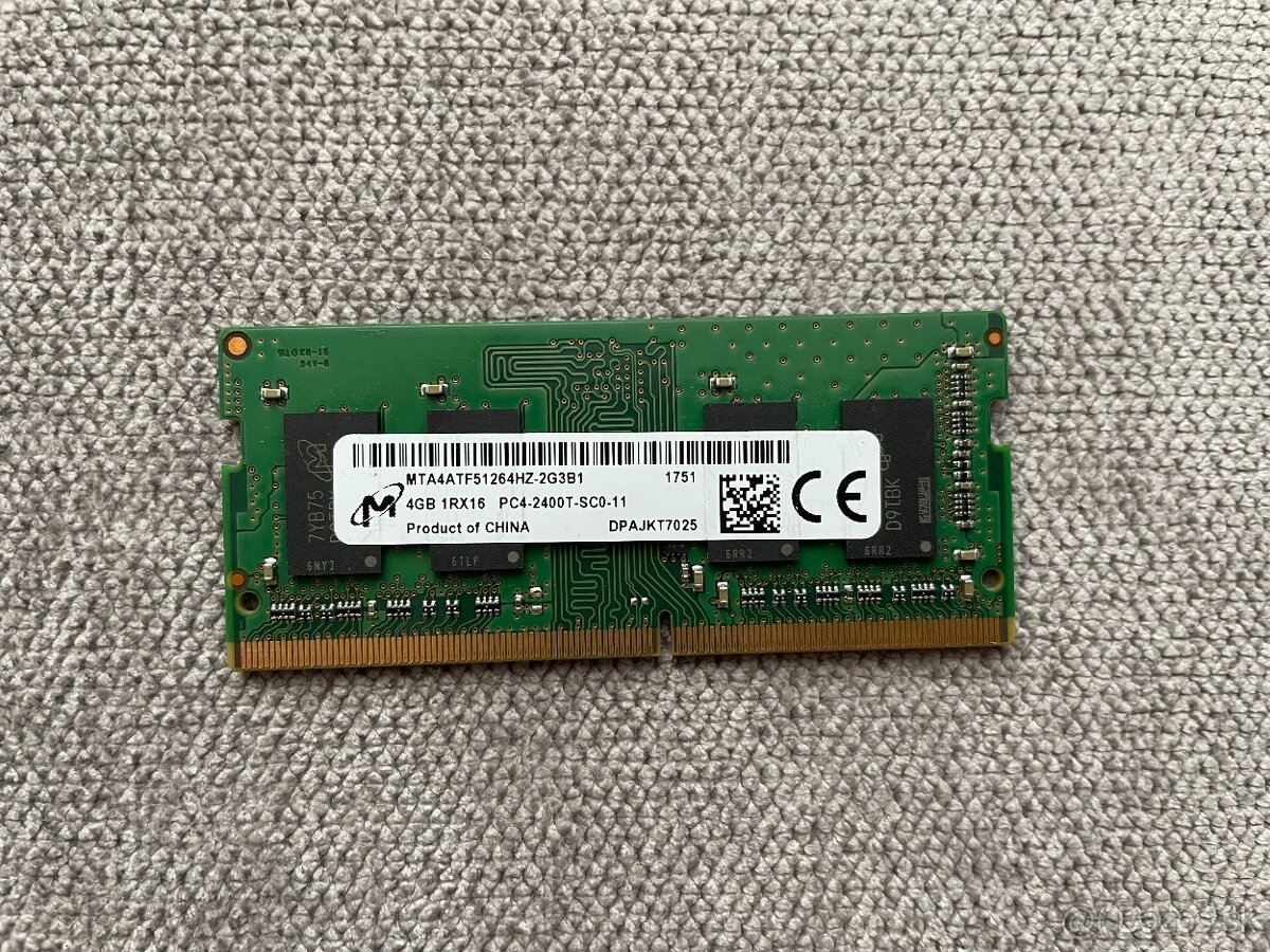 RAM DDR4 4GB do notebooku