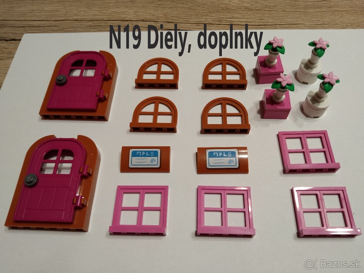 N19 Lego® Diely, doplnky (ako nové, nehrané)