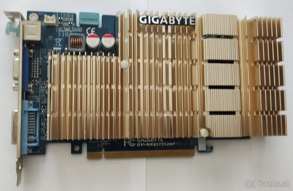 Grafická karta Gigabyte GeForce 8500 GT 512MB, PCI-E