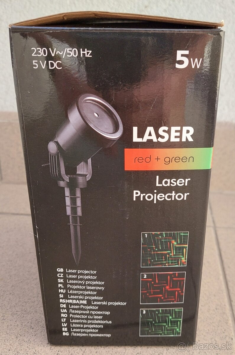 Laserovy dekorativny projektor