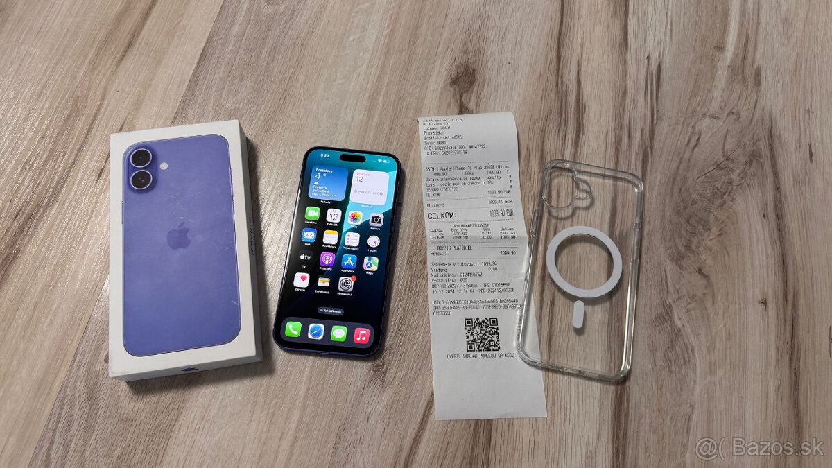 iPhone 16 Plus 256GB  nový záruka 2 roky