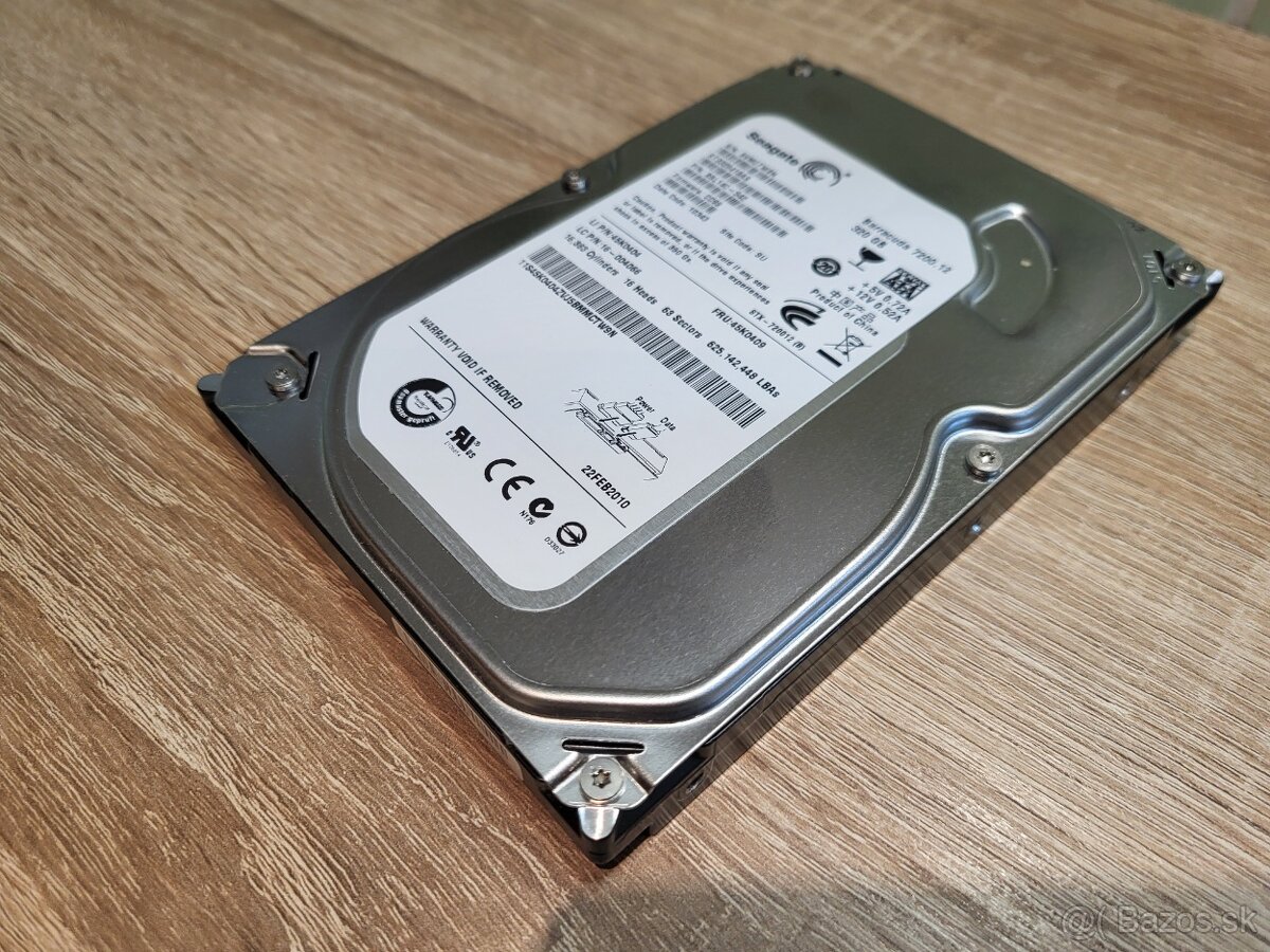 3,5" HDD Seagate 320GB, model ST3320418AS, zdravie 100 perc.