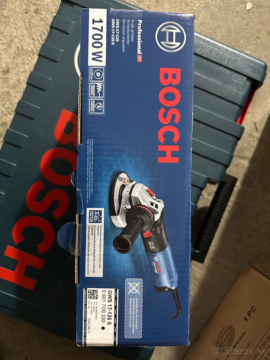 BOSCH GWS 17 - 125 S PROFESSIONAL Uhlová brúska