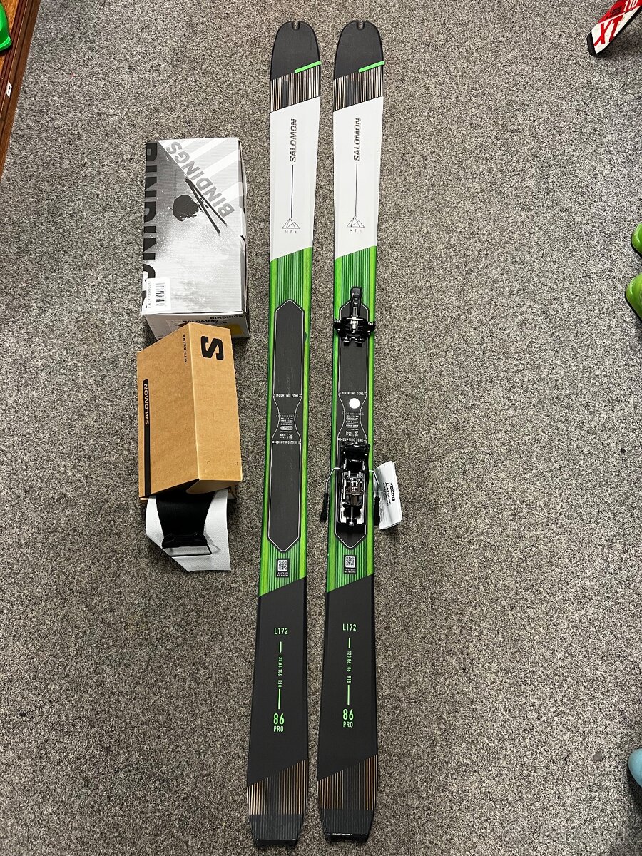 Skialp set Salomon 86 PRO MTN - 172cm - (170cm) - nové