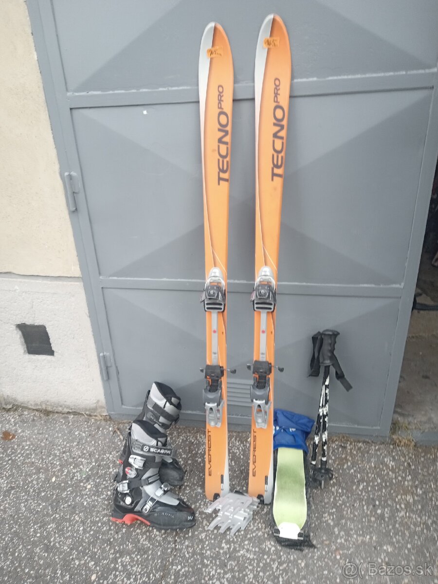 Super kompletný skialp set 165cm