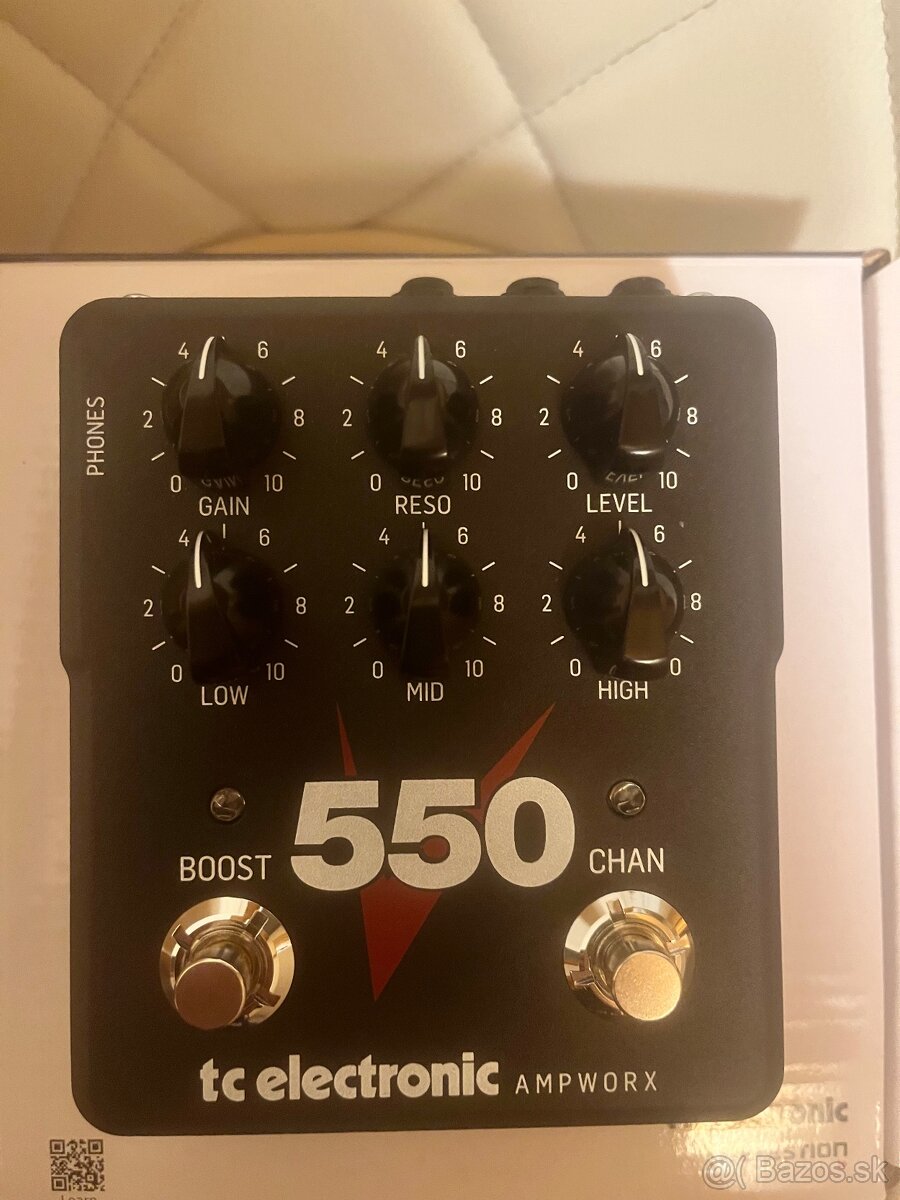 TC Electronic V550 Preamp Gitarový predzosilňovač