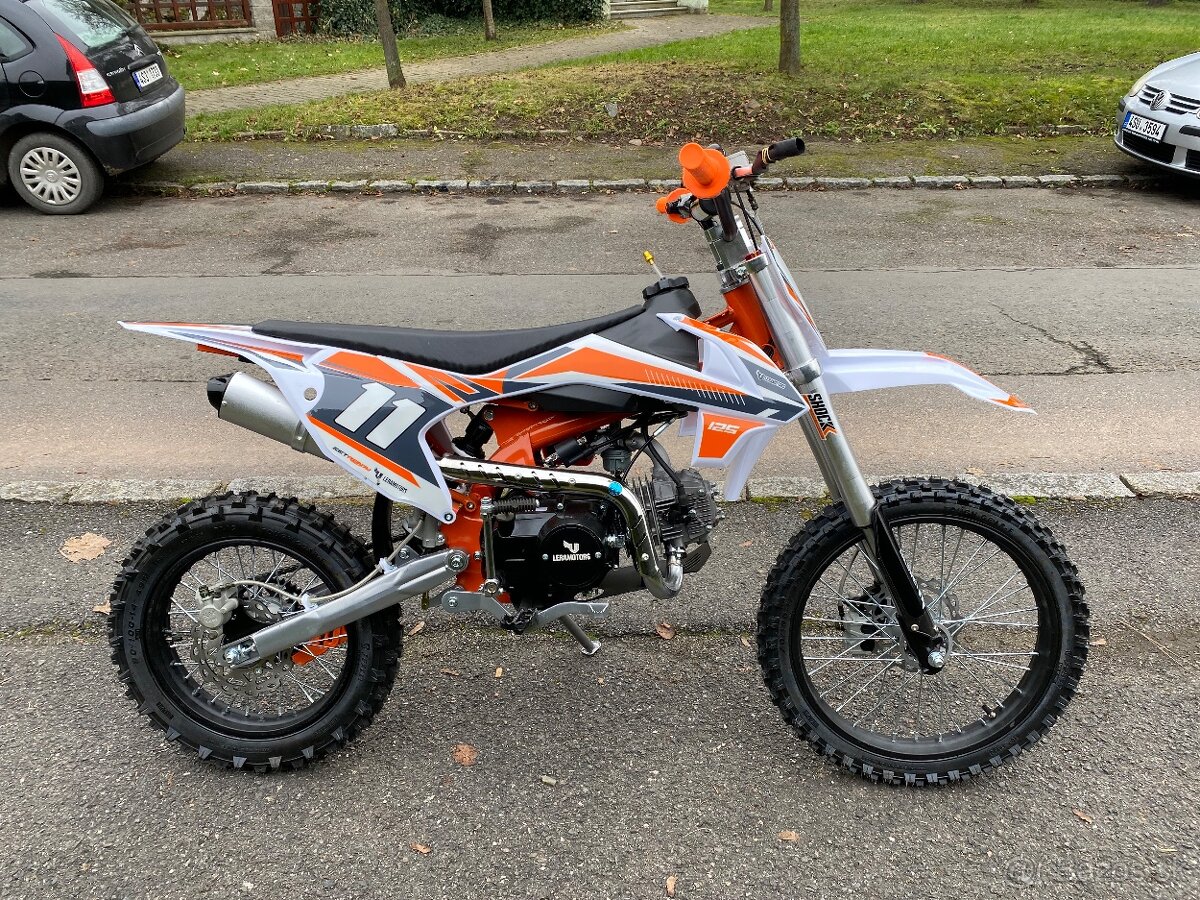 Pitbike 125cc, 17/14", športový výfuk